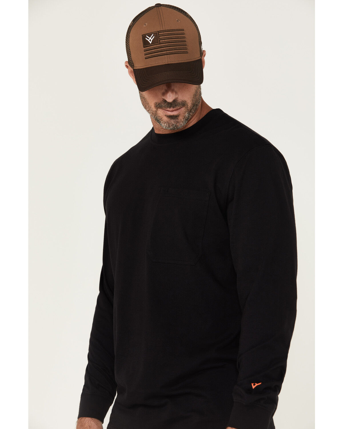 Hawx Men's Scream Long Sleeve Graphic Work Shirt