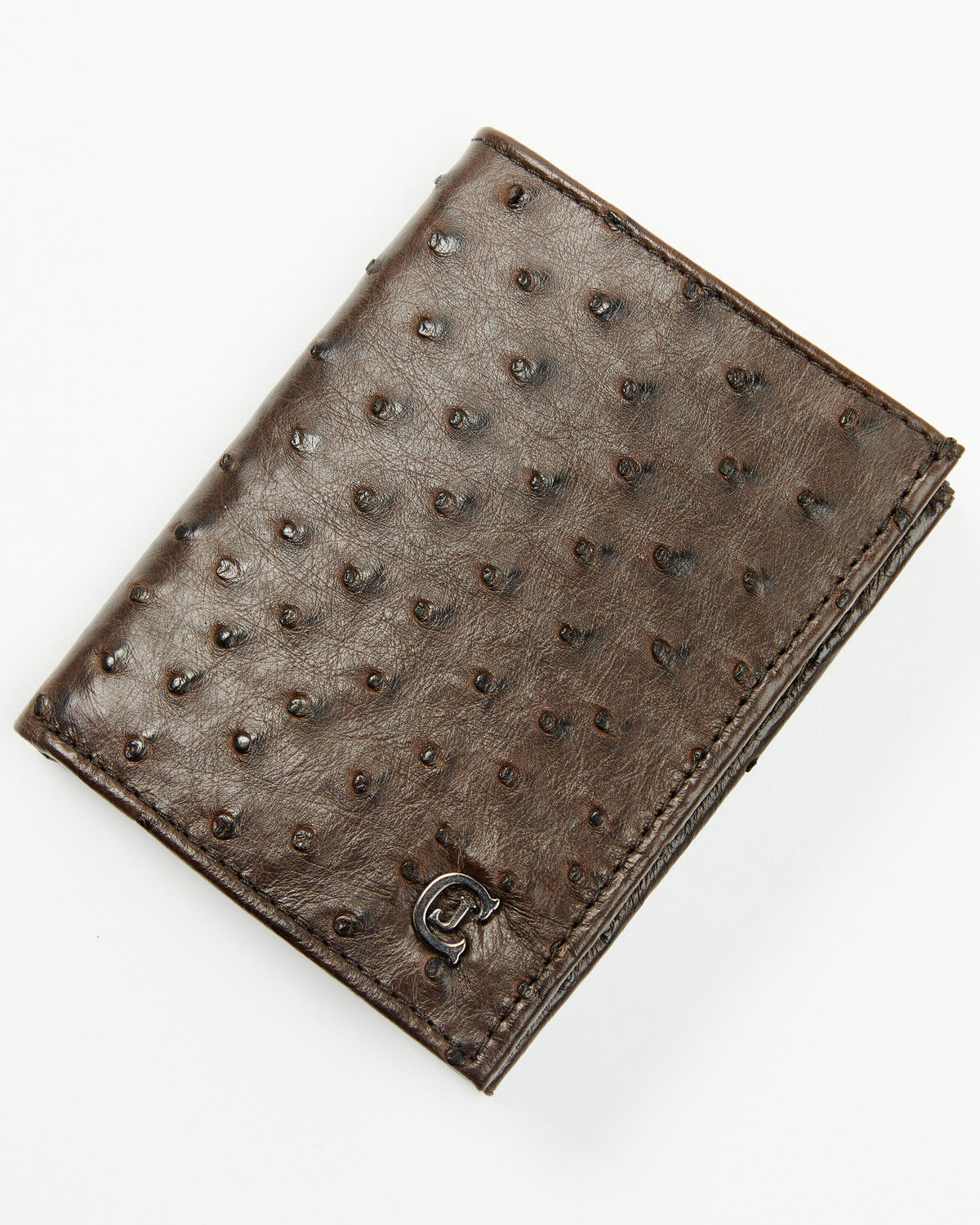 Cody James Black 1978® Men's Dawson Exotic Full-Quill Ostrich Bifold Wallet