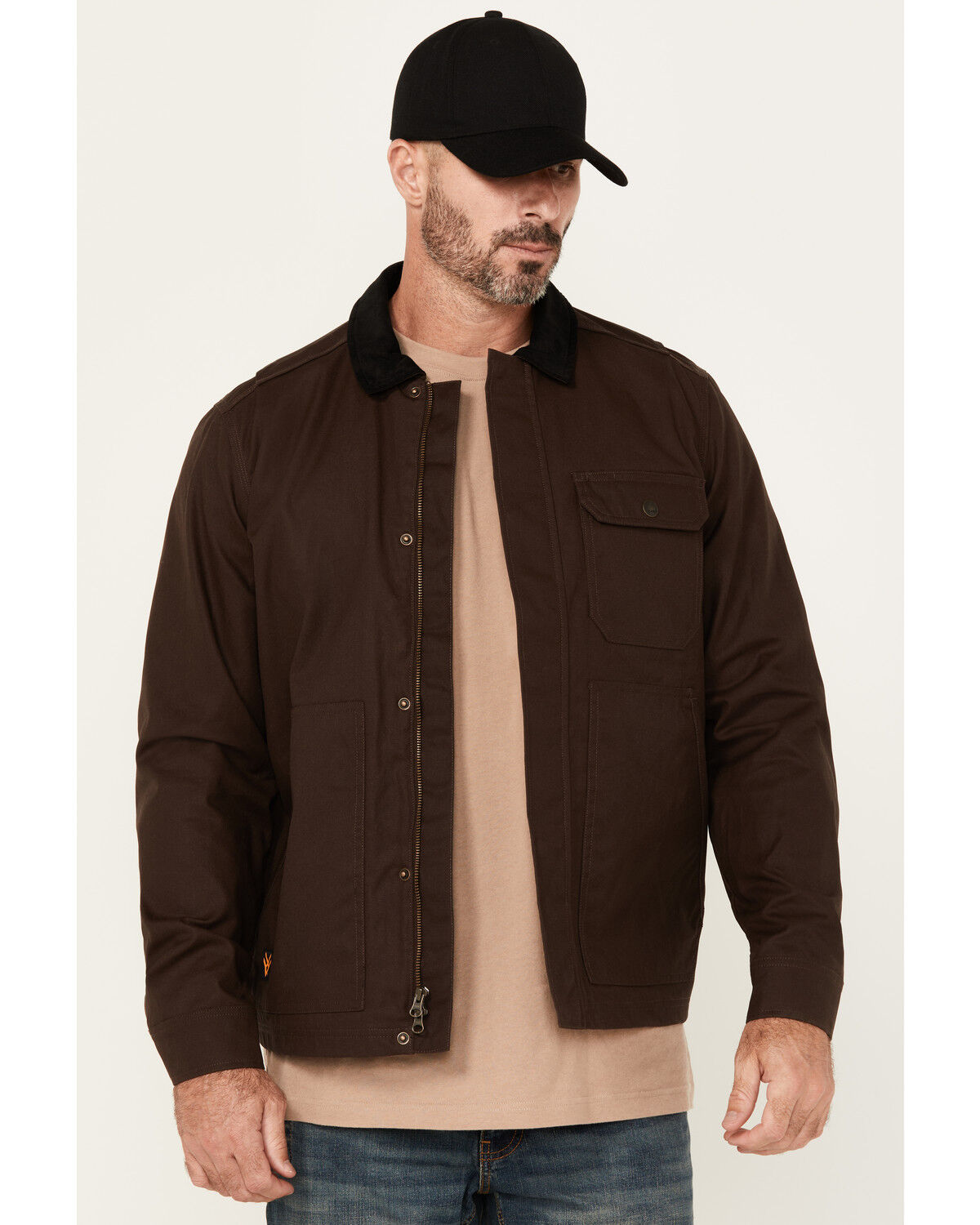Hawx Men's Oakdale Solid Chore Coat