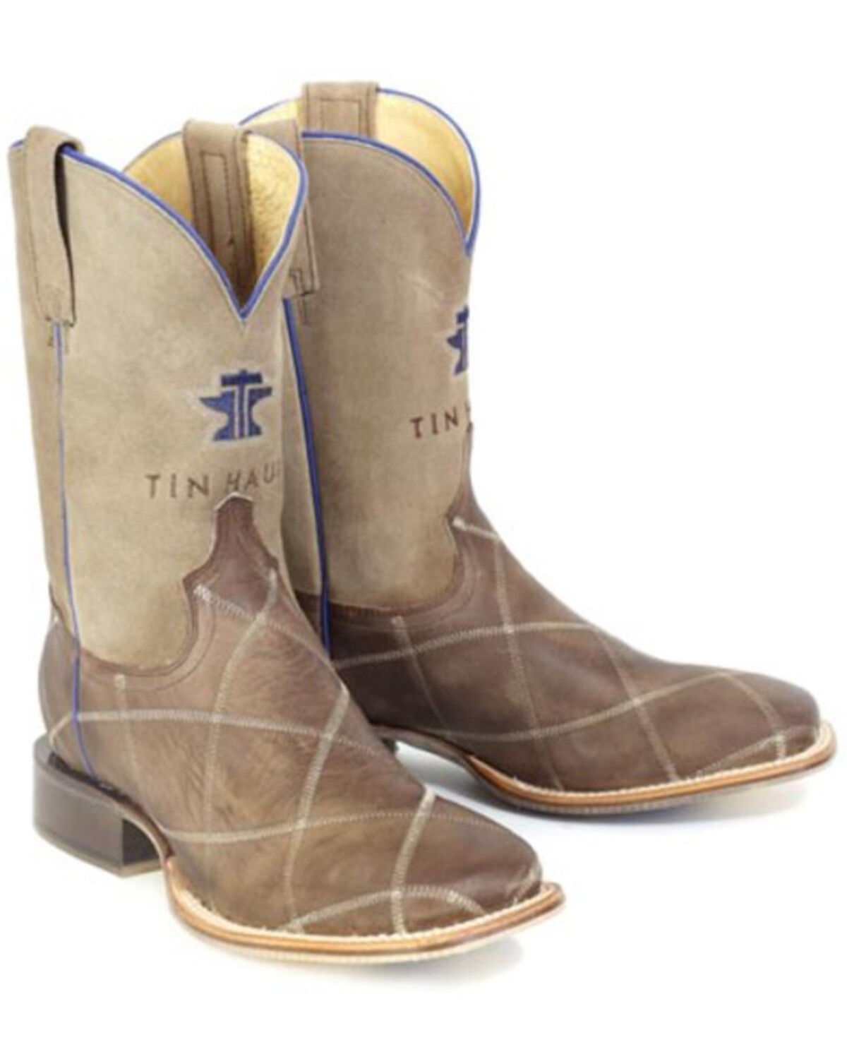 Tin Haul Men's Diamondback Western Boots - Broad Square Toe