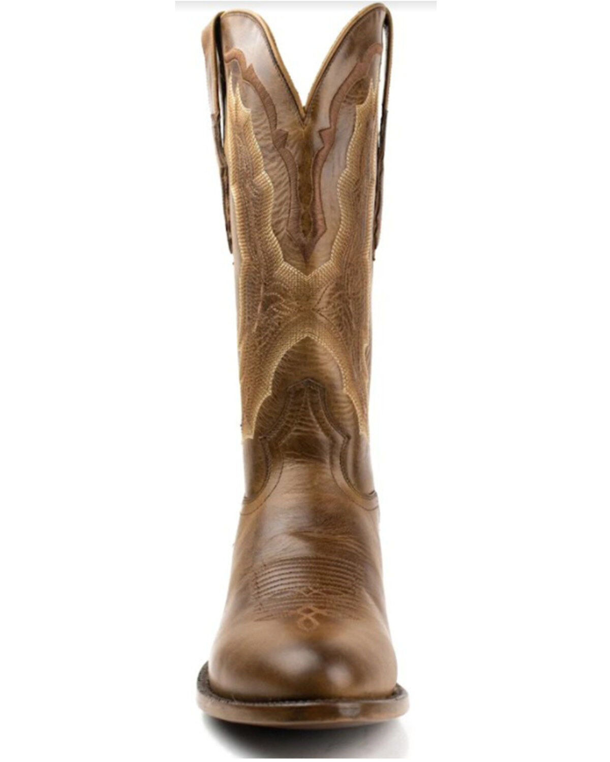 El Dorado Men's Embroidered Design Western Boots - Round Toe
