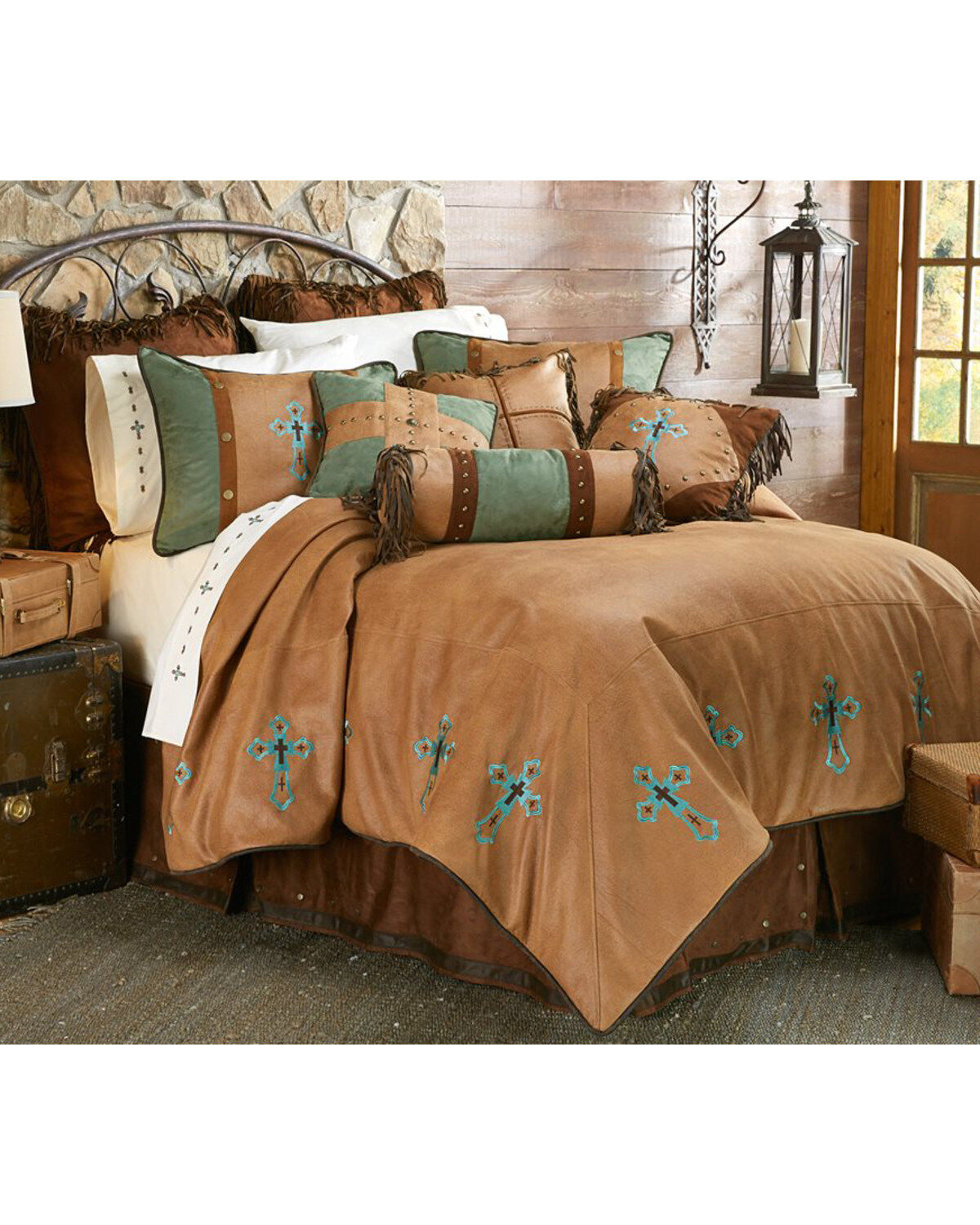 HiEnd Accents Las Cruces II King Comforter Set - 5 Piece