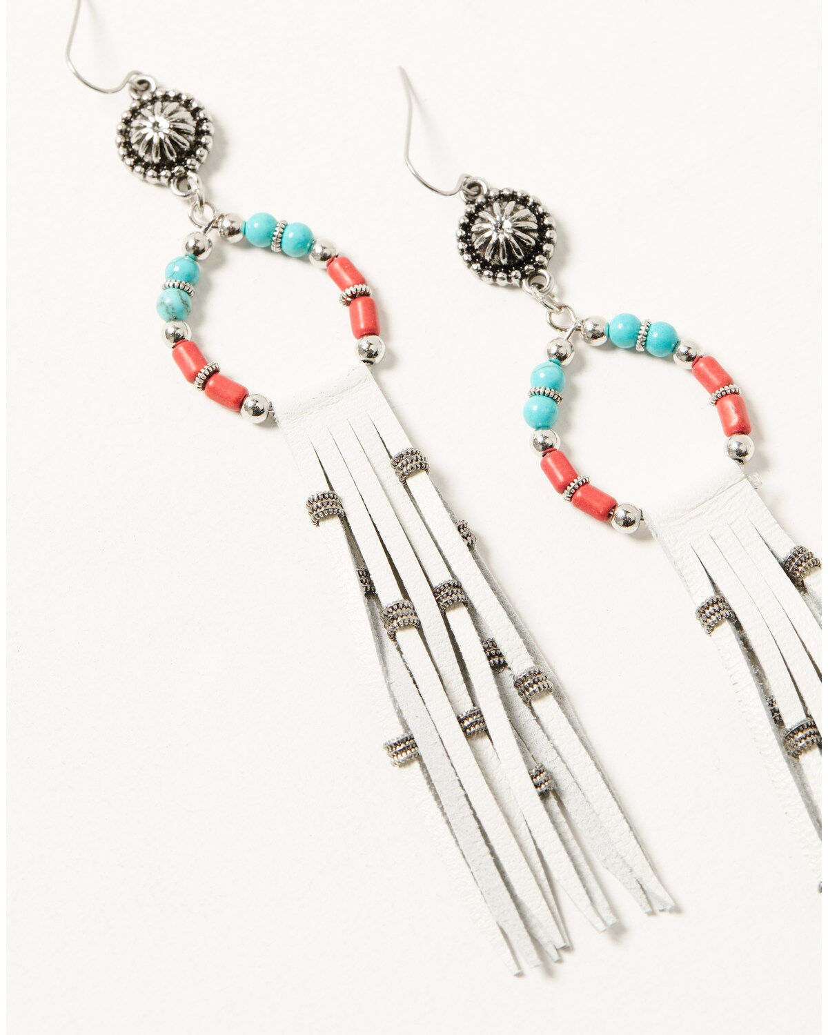 Cowgirl Confetti Women's Beaded Fringe Brave Spirit Earrings
