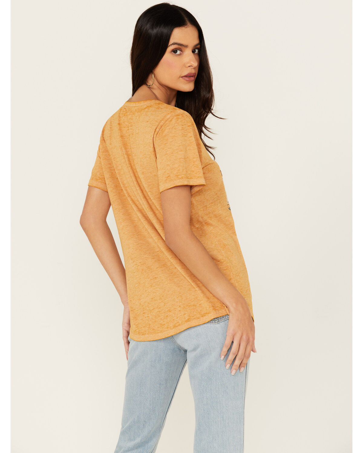 Blended Women's Lace-Up Nashville Short Sleeve Graphic Tee