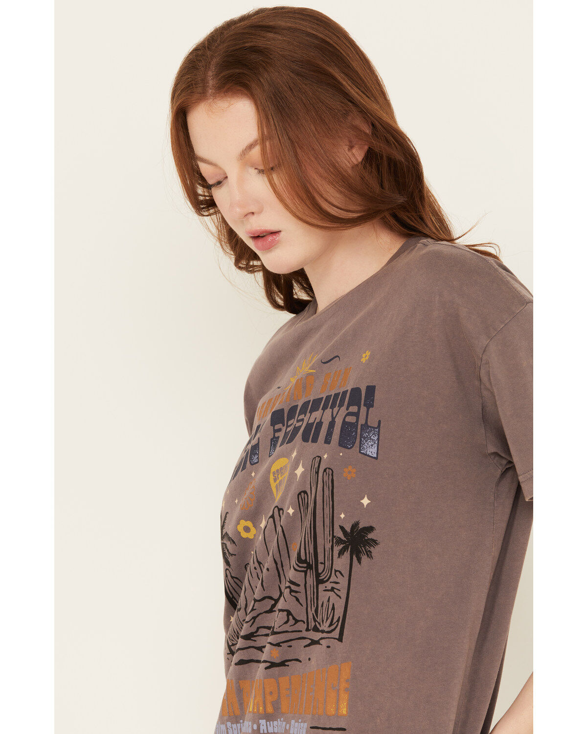 Cleo + Wolf Women's Music Festival Oversized Graphic Tee