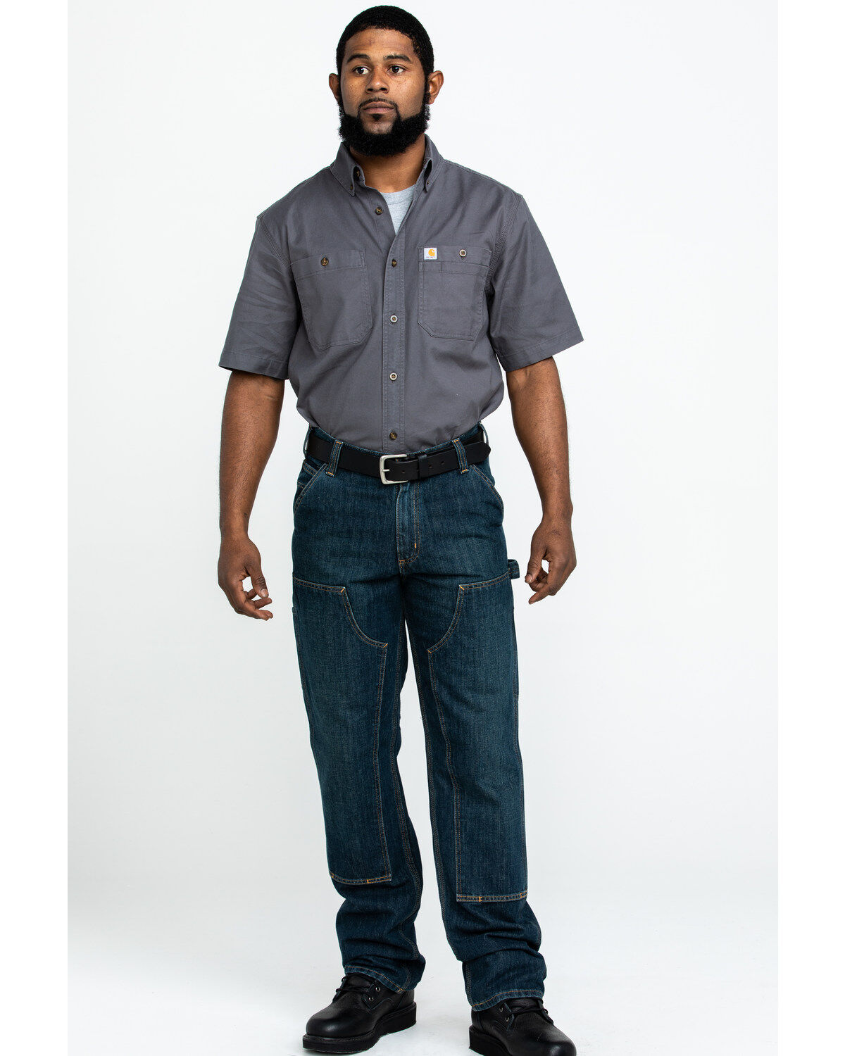 Carhartt Men's Rugged Flex Rigby Short Sleeve Work Shirt