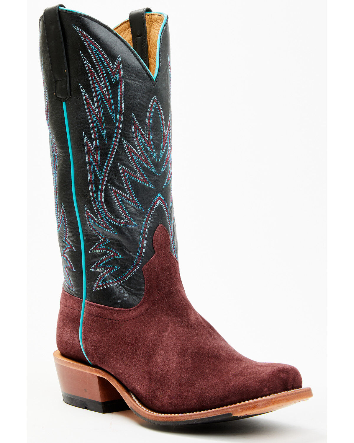Horse Power Men's Suede Western Boots - Square Toe