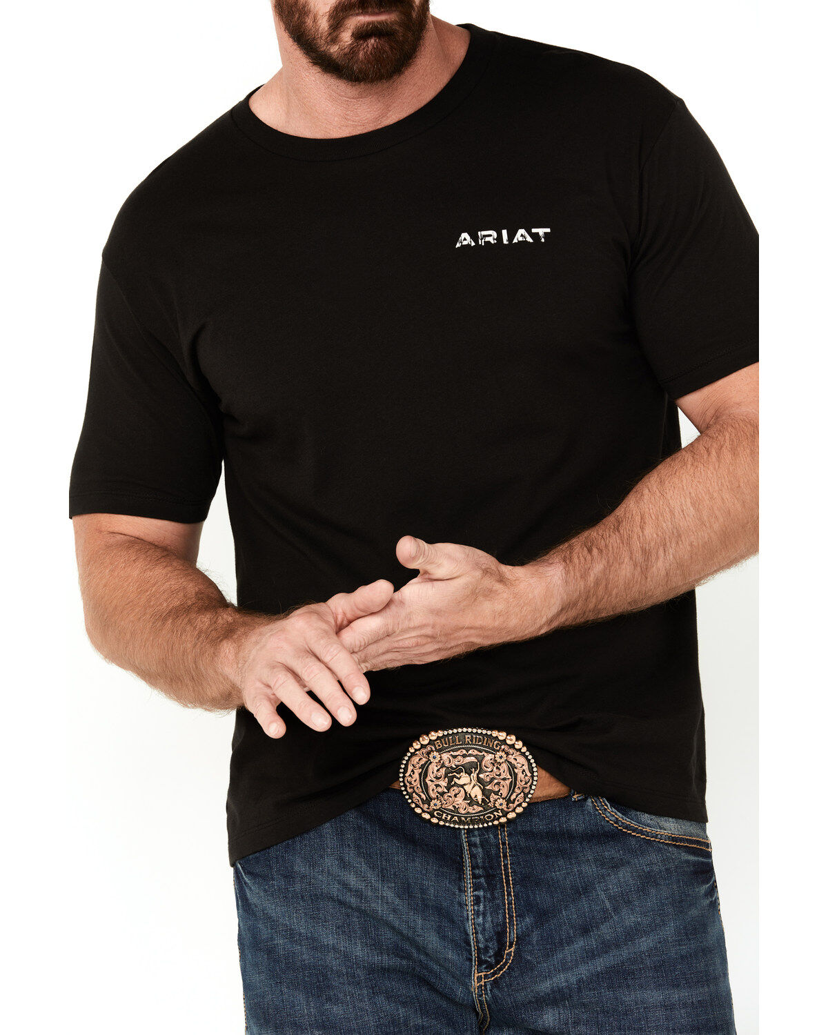 Ariat Men's Southwestern Logo Short Sleeve Graphic T-Shirt