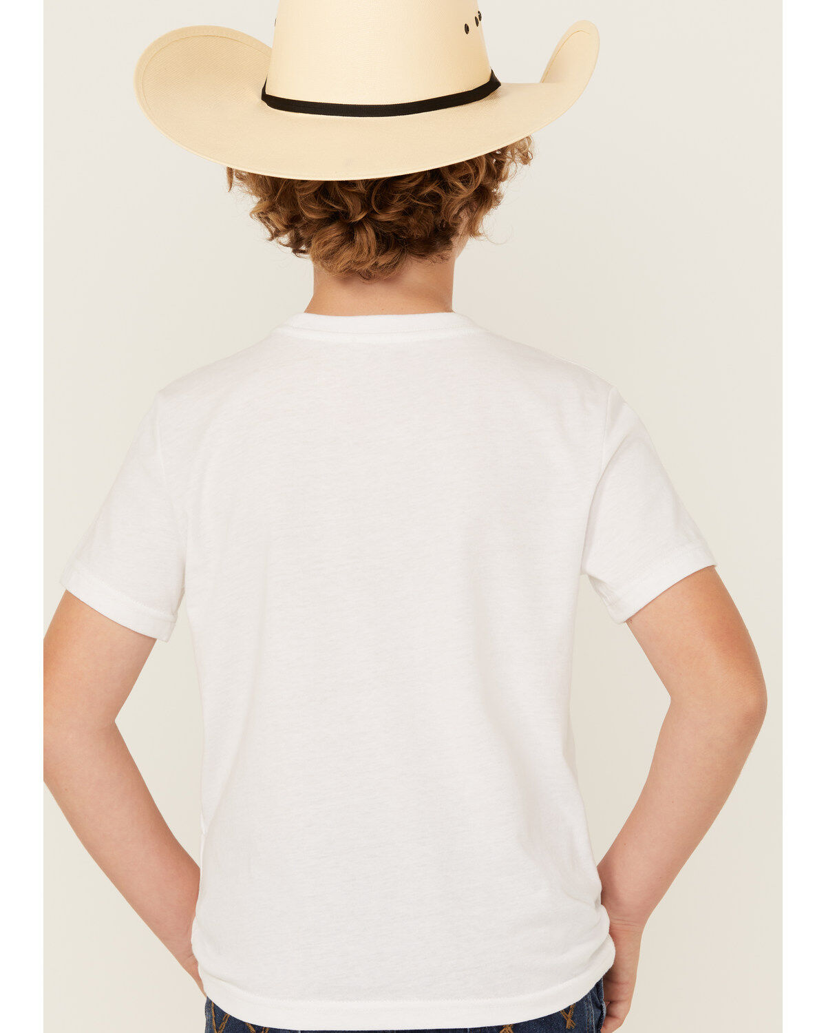 Rock & Roll Denim Boys' Cowboy Short Sleeve Graphic T-Shirt