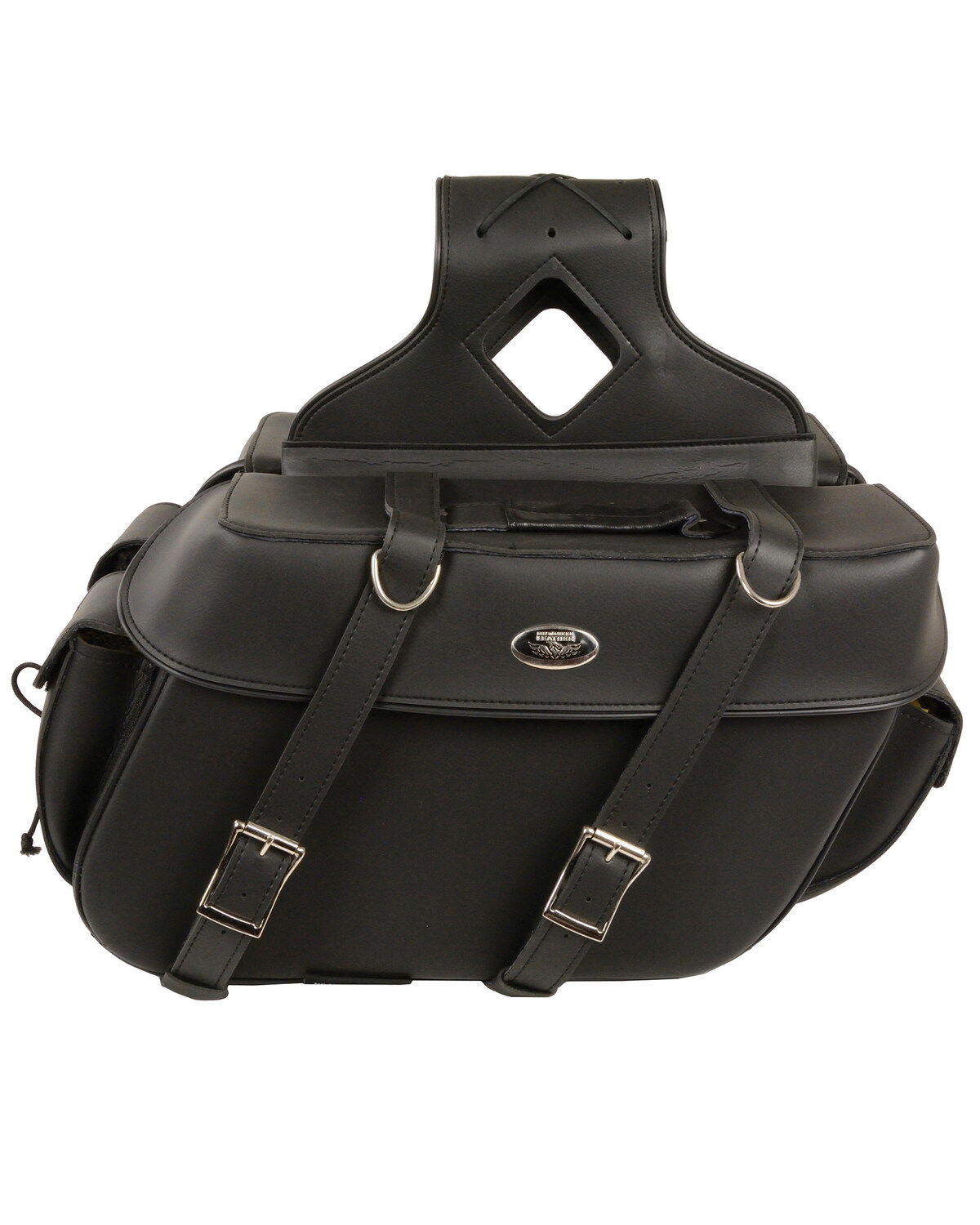 Milwaukee Leather Large Zip-Off Throw Over Saddle Bag