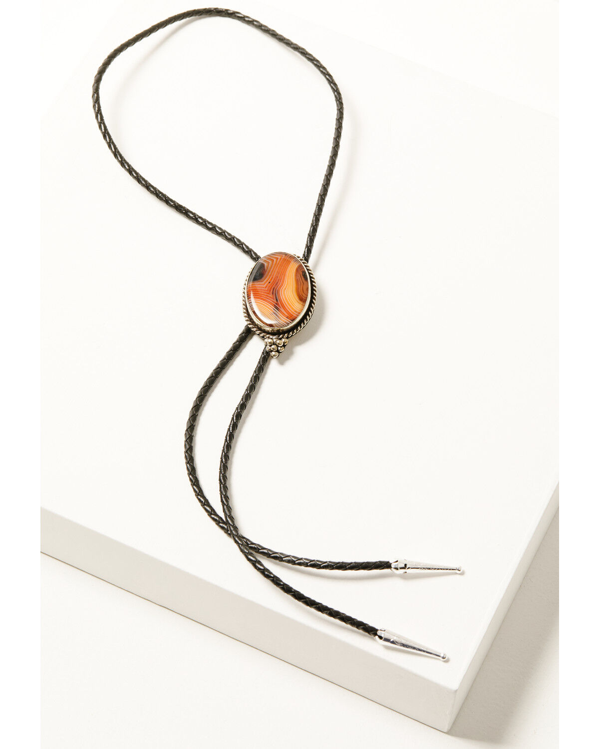 Paige Wallace Women's Bended Agate Bolo Tie