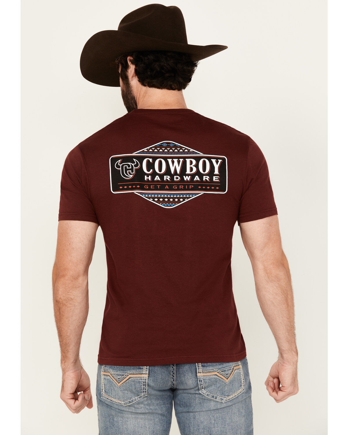 Cowboy Hardware Men's Boot Barn Exclusive Southwestern Logo Short Sleeve Graphic T-Shirt