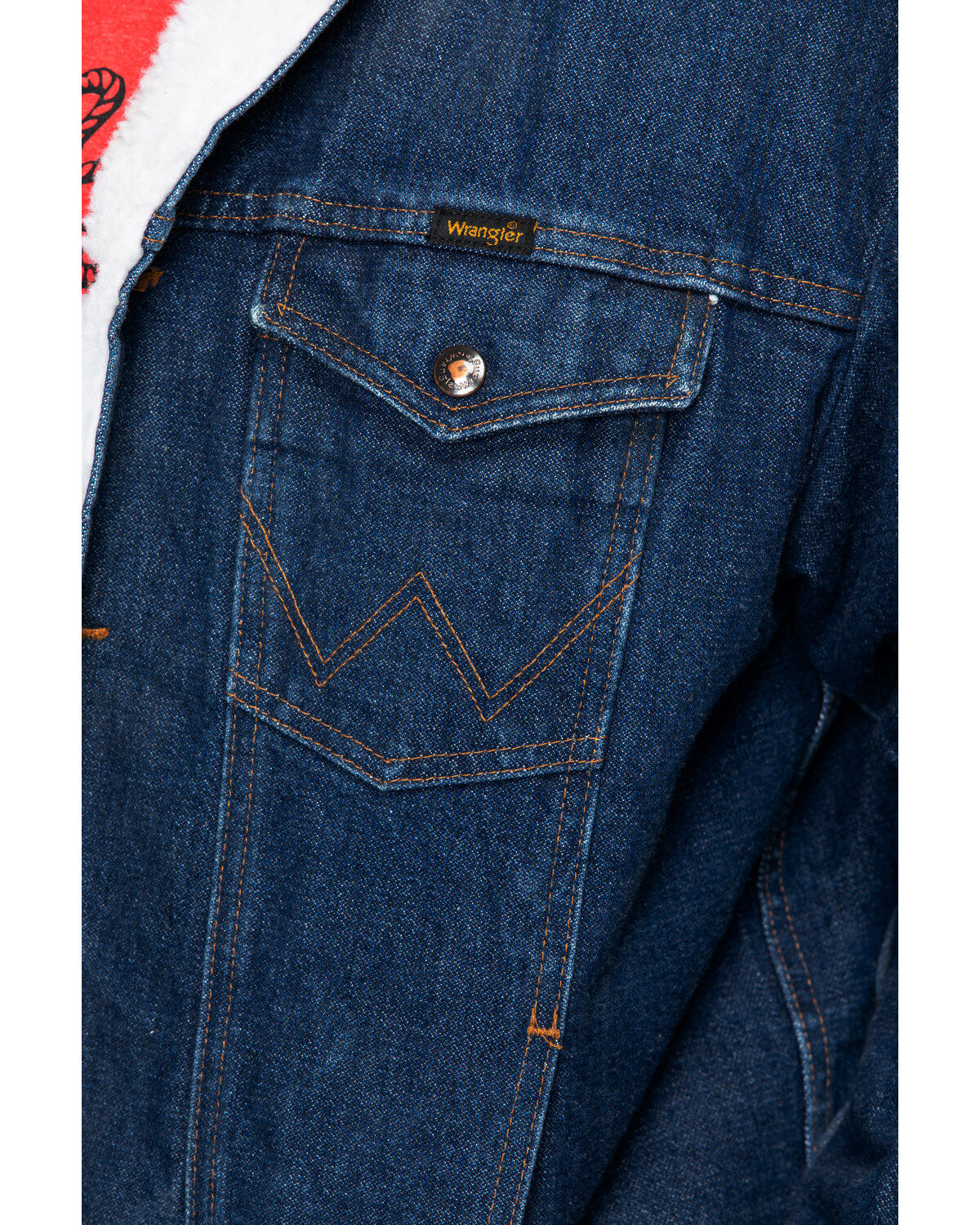 Wrangler Men's Sherpa Lined Denim Jacket
