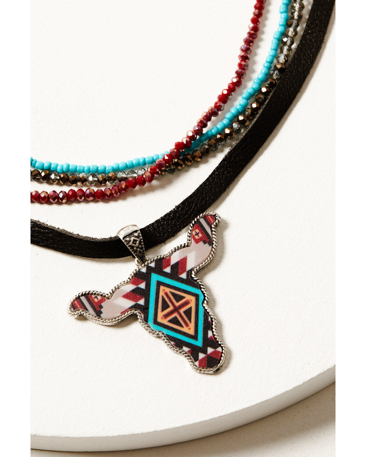 Shyanne Women's Dakota Longhorn Beaded Jewelry Set - 2 Piece