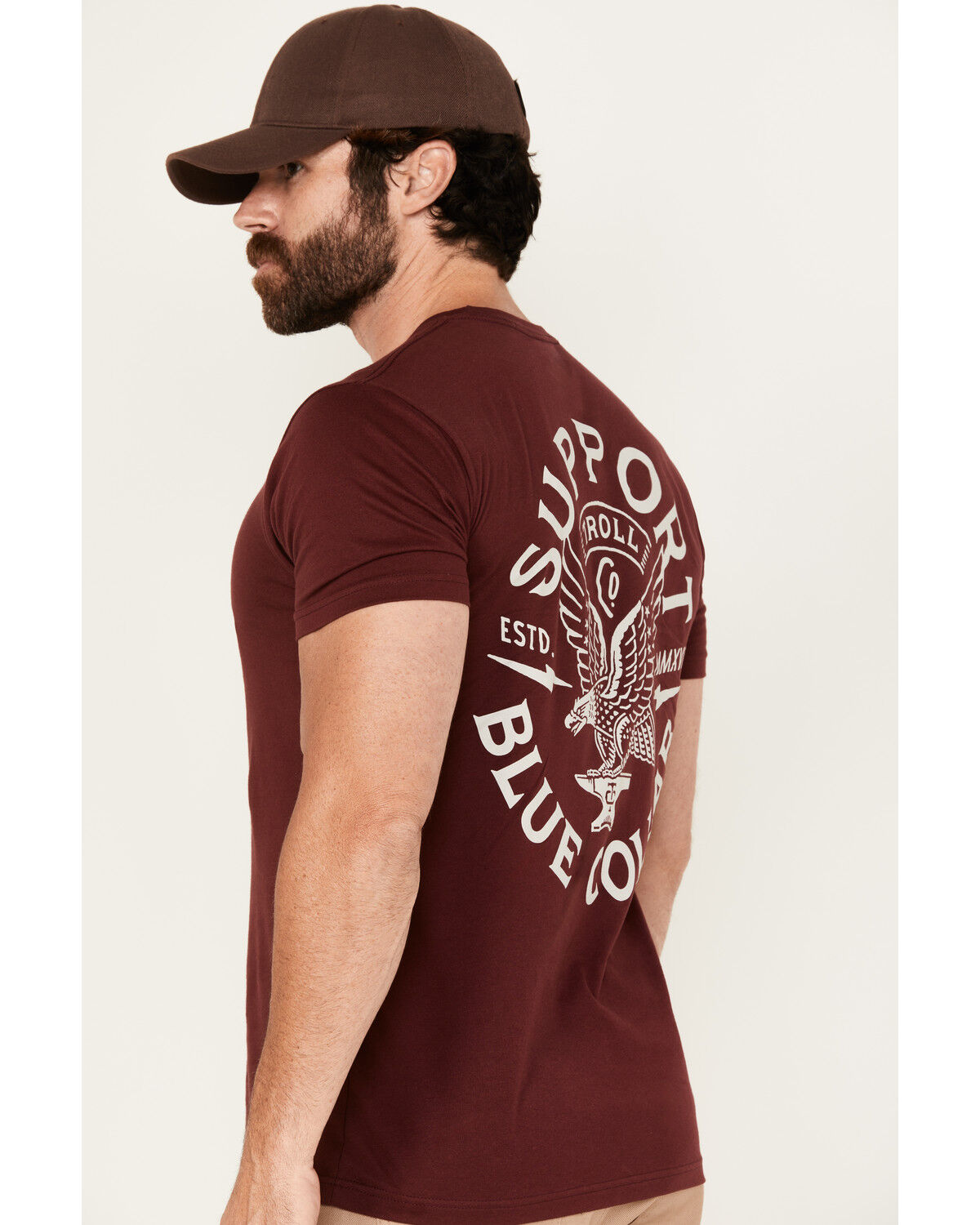 Troll Co Men's Winged Support Short Sleeve Graphic T-Shirt