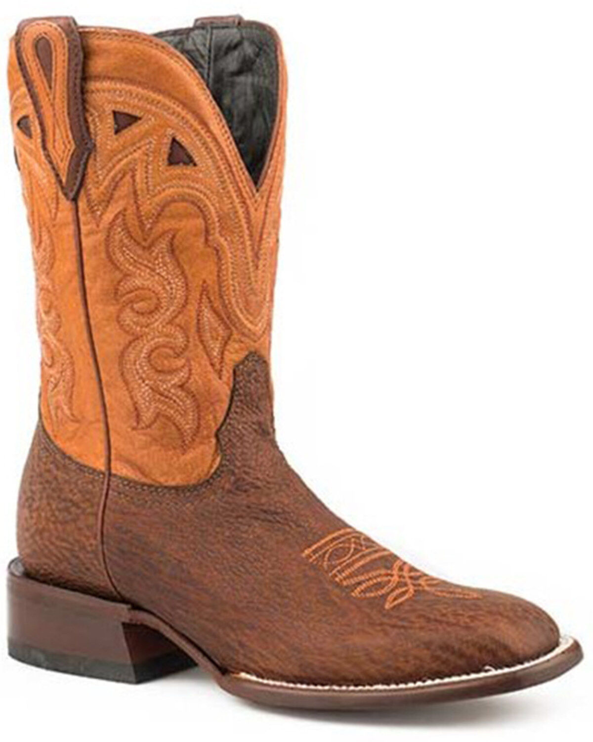 Stetson Women's Joplin Exotic Shark Western Boots - Broad Square Toe
