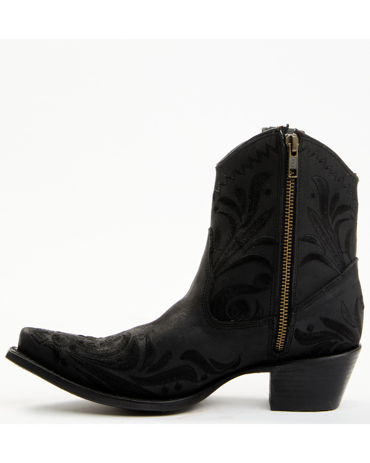 Circle G Women's Embroidered Booties - Snip Toe