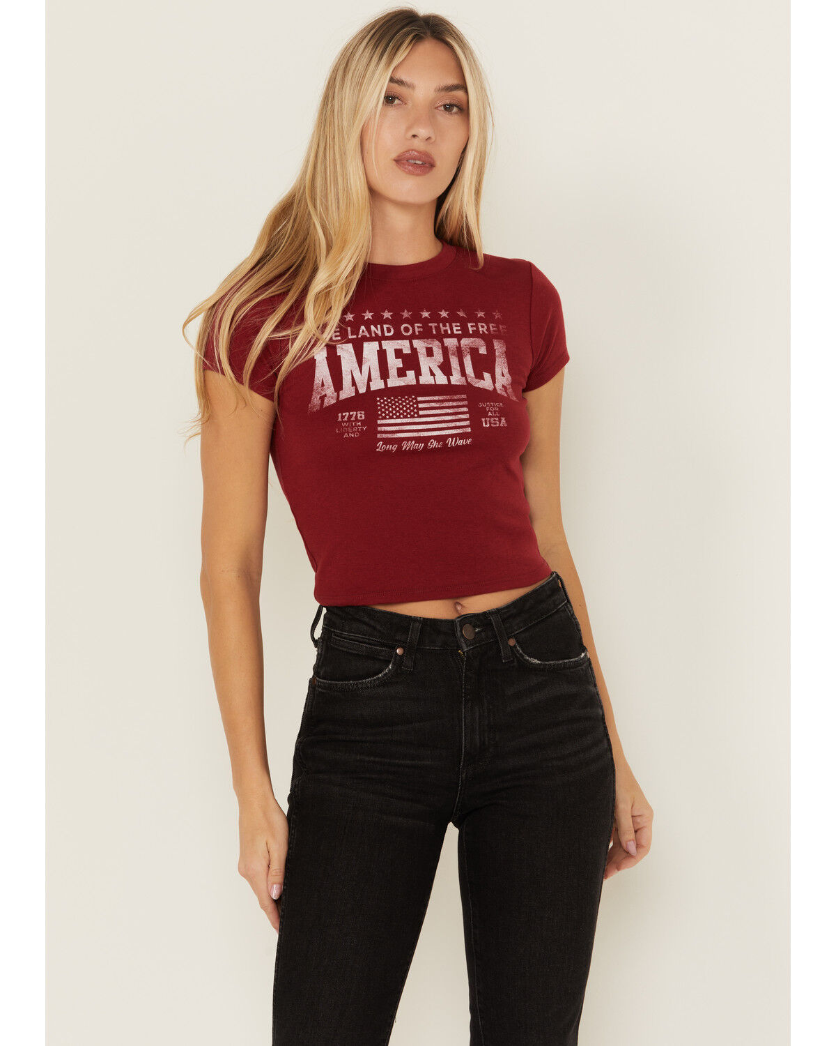 Youth in Revolt Women's Land Free Short Sleeve Graphic Tee