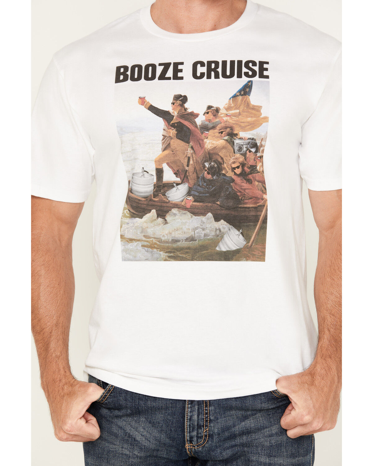 Riot Society Men's Booze Cruise Short Sleeve Graphic T-Shirt