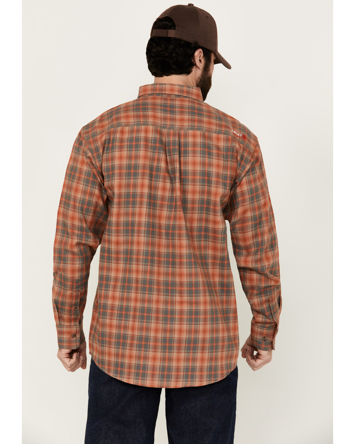 Ariat Men's FR Olympic Long Sleeve Button-Down Work Shirt