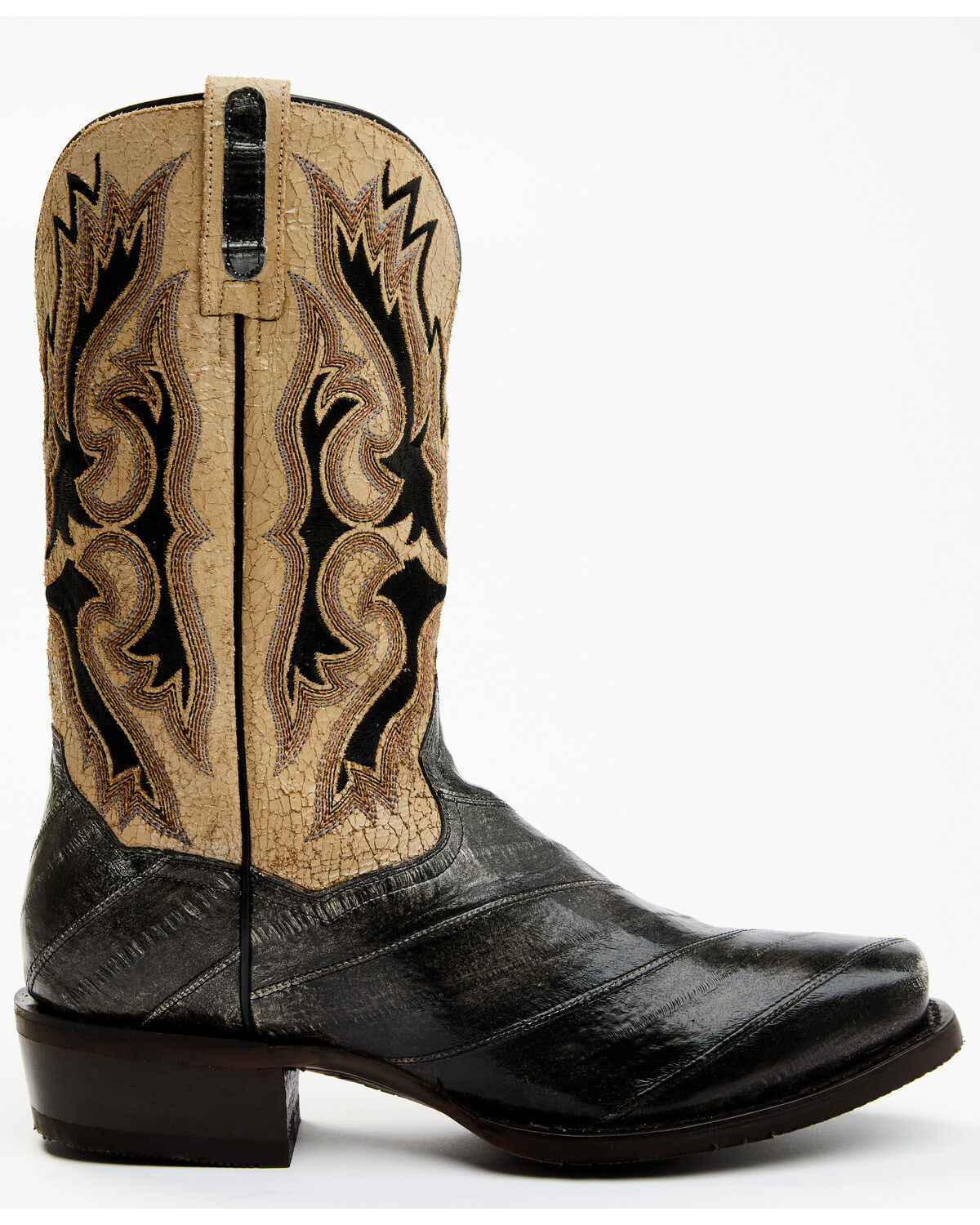 Dan Post Men's Exotic Eel Western Boots - Square Toe