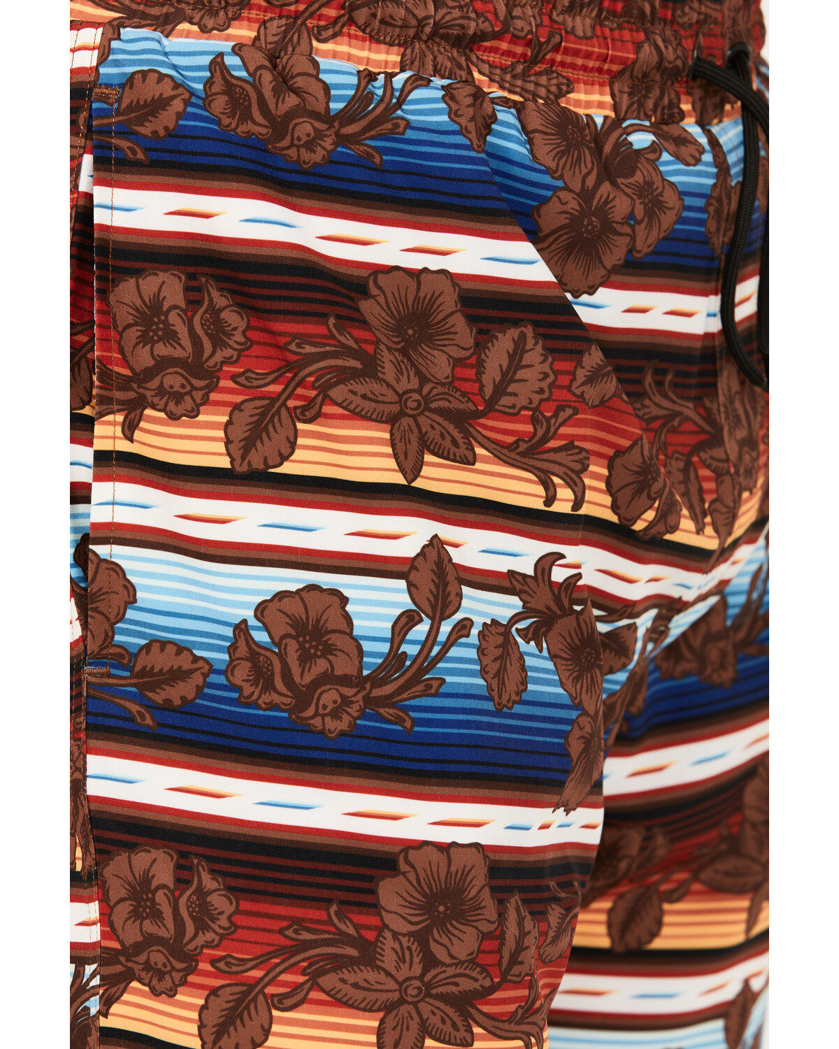 CINCH MEN'S MULTI-COLORED FLORAL DRAWCORD BOARD SHORTS