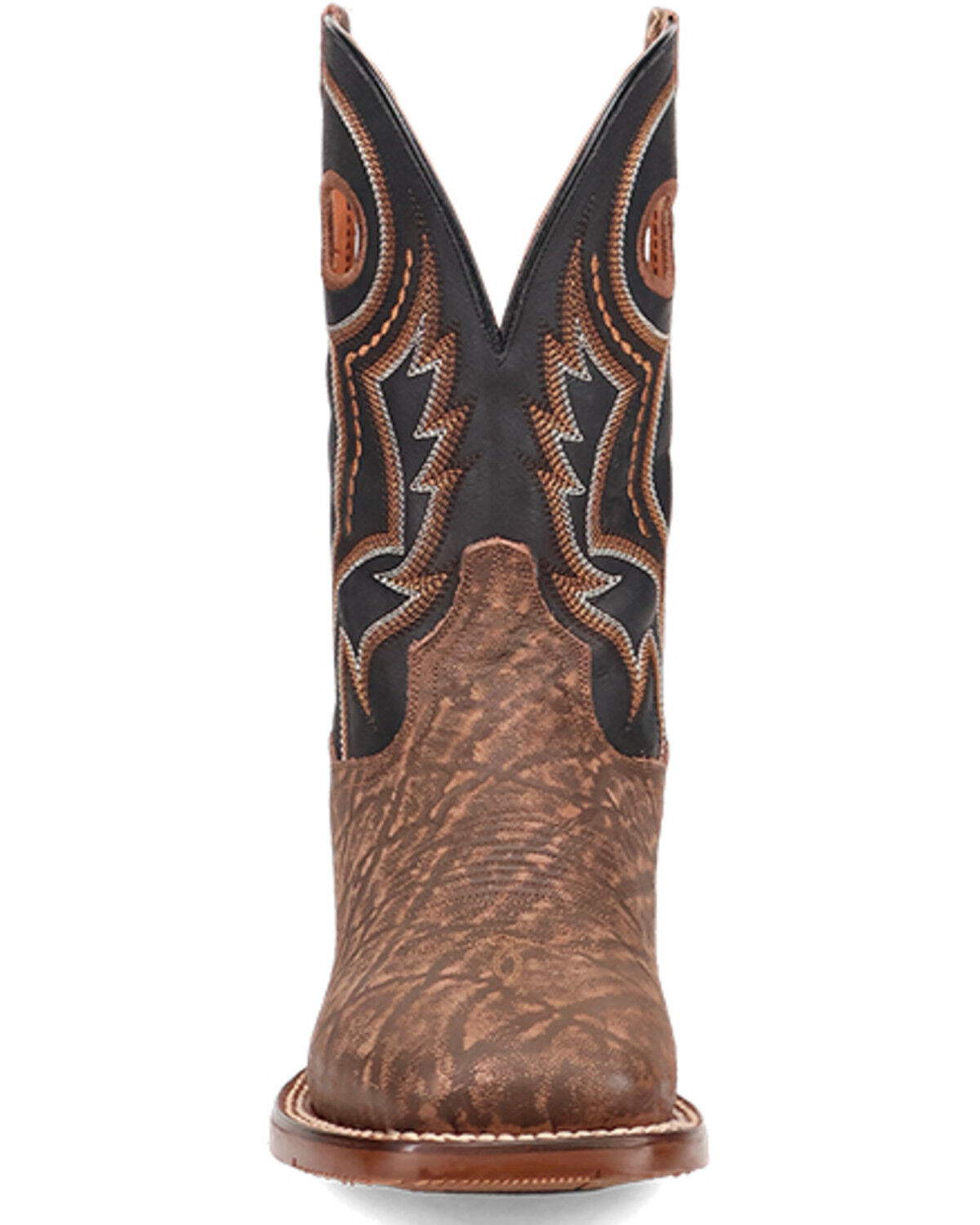 Dan Post Men's Elephant Print Western Boots - Broad Square Toe