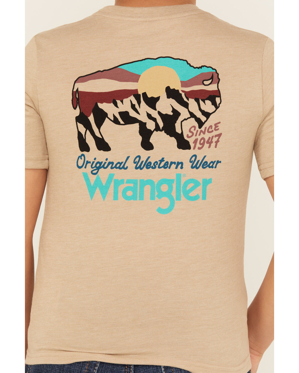 Wrangler Boys' Buffalo Logo Short Sleeve Graphic T-Shirt
