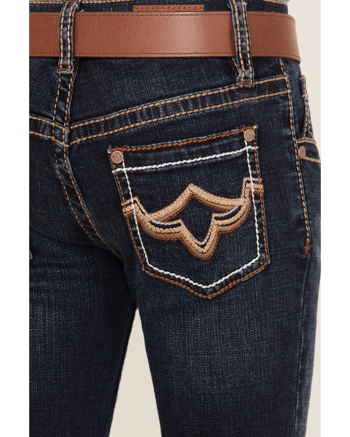 Shyanne Little Girls' Medium Wash Bootcut Riding Jeans