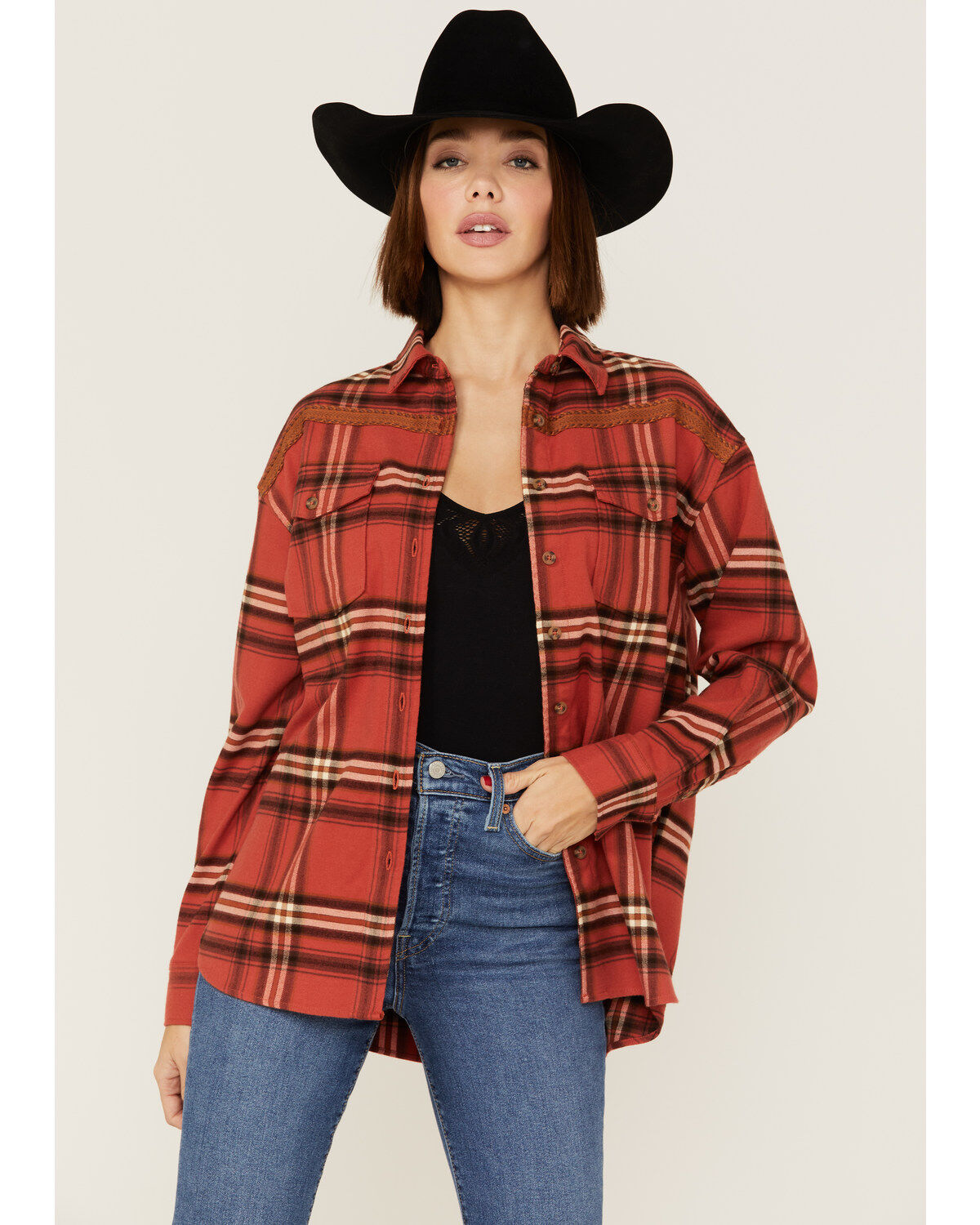 Cleo + Wolf Women's Cozy Spring Flannel