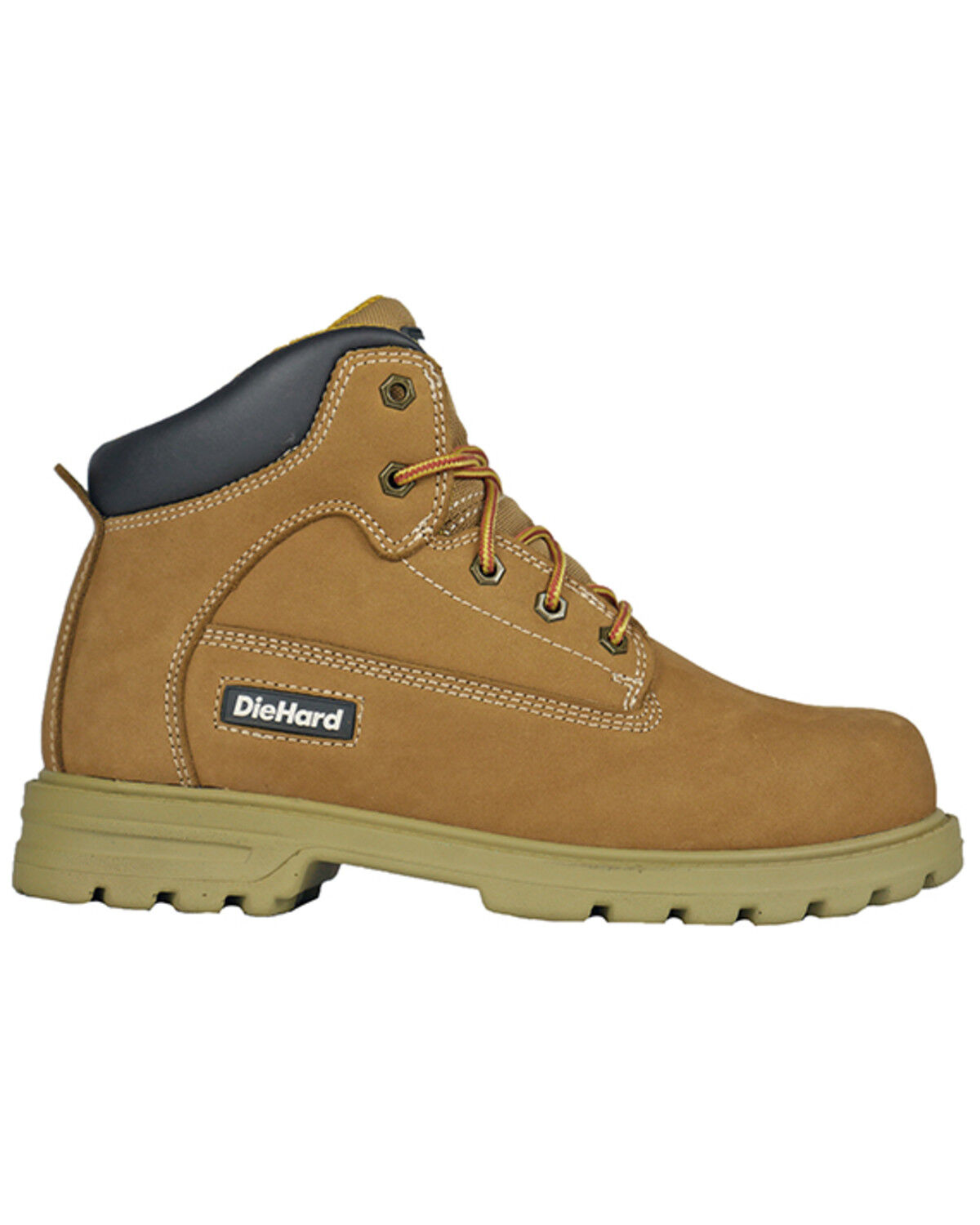 DieHard Men's 6" Charger Nubuck Work Boots - Soft Toe