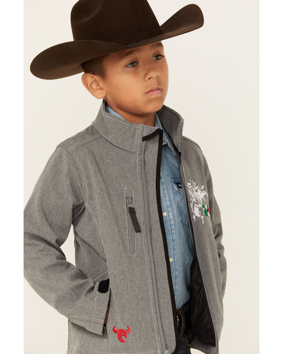 Cowboy Hardware Boys' Fuerte Bull Zip Jacket