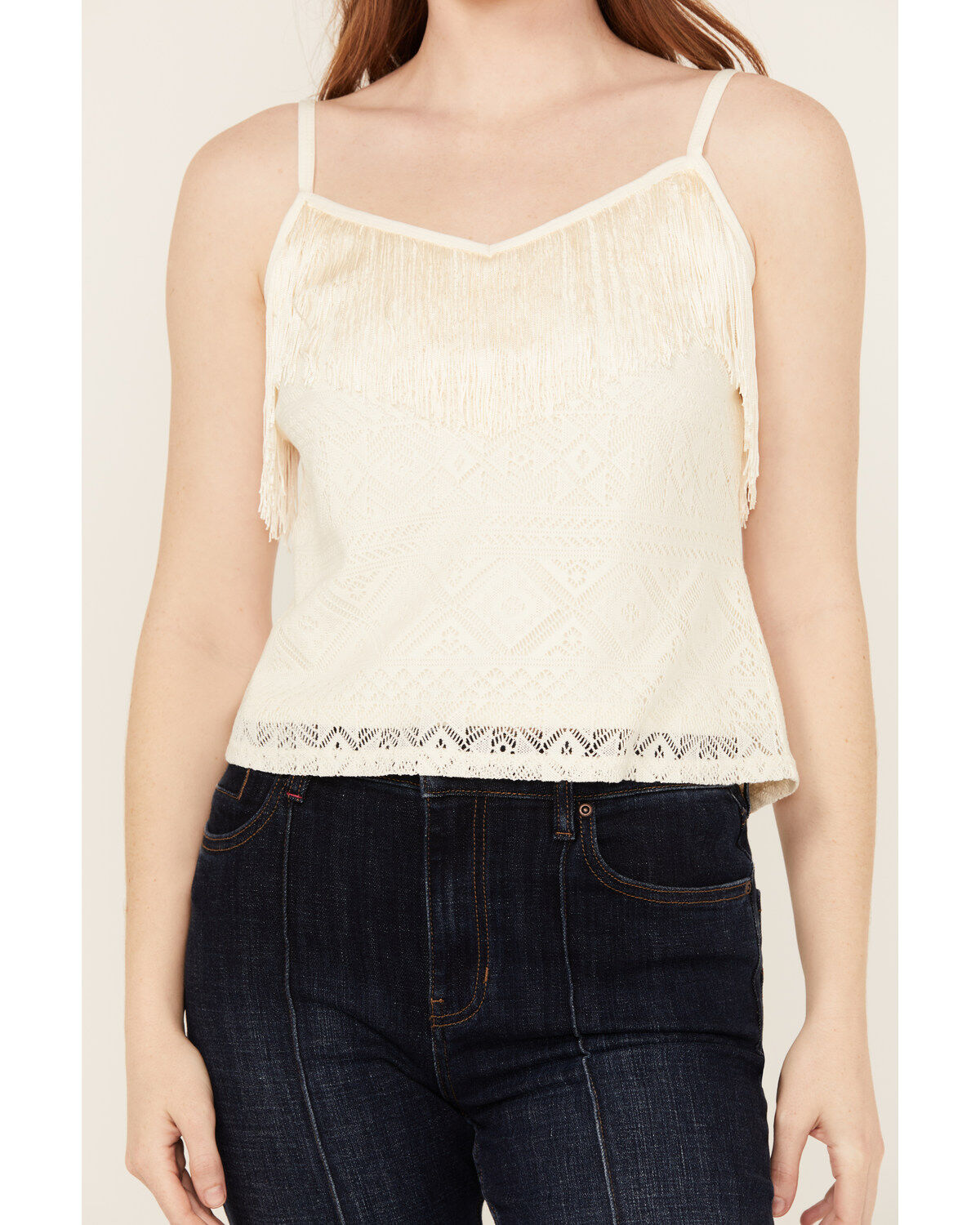 Idyllwind Women's Redmond Lace Fringe Cami
