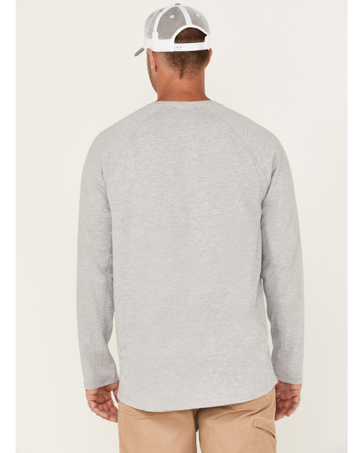 Carhartt Men's Force Relaxed Fit Midweight Long Sleeve Logo Pocket Work T-Shirt