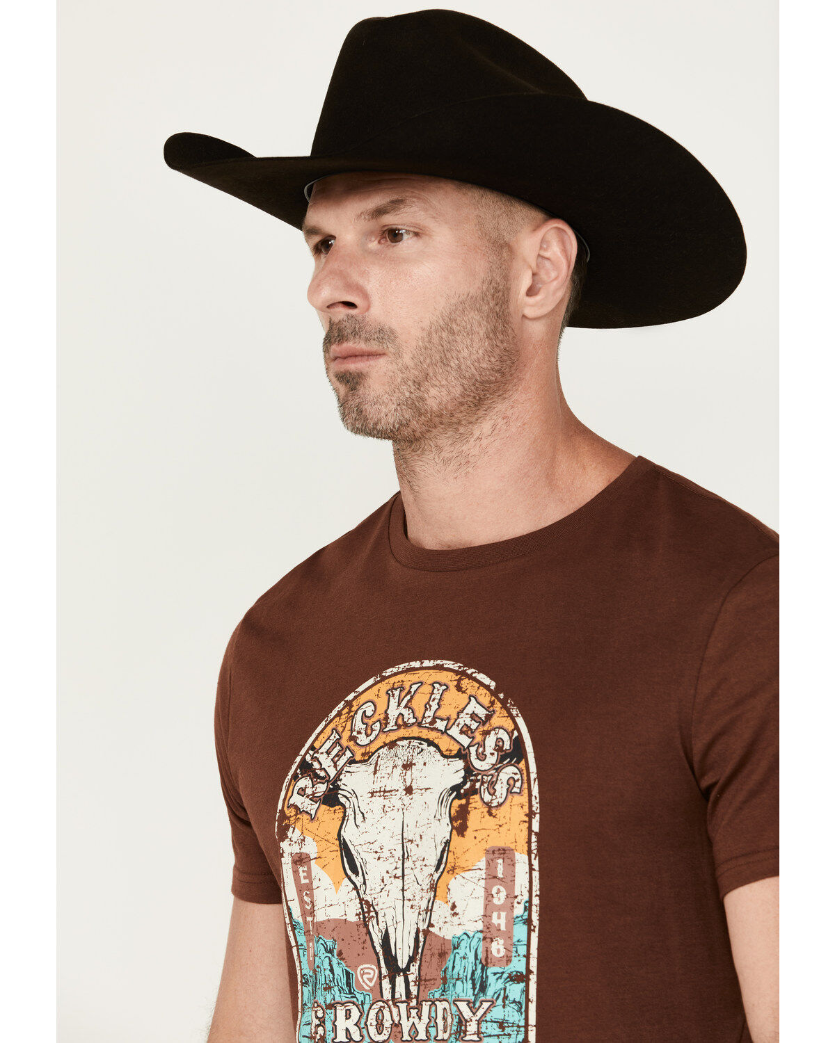 Rock & Roll Denim Men's Boot Barn Exclusive Reckless & Rowdy Short Sleeve Graphic T-Shirt