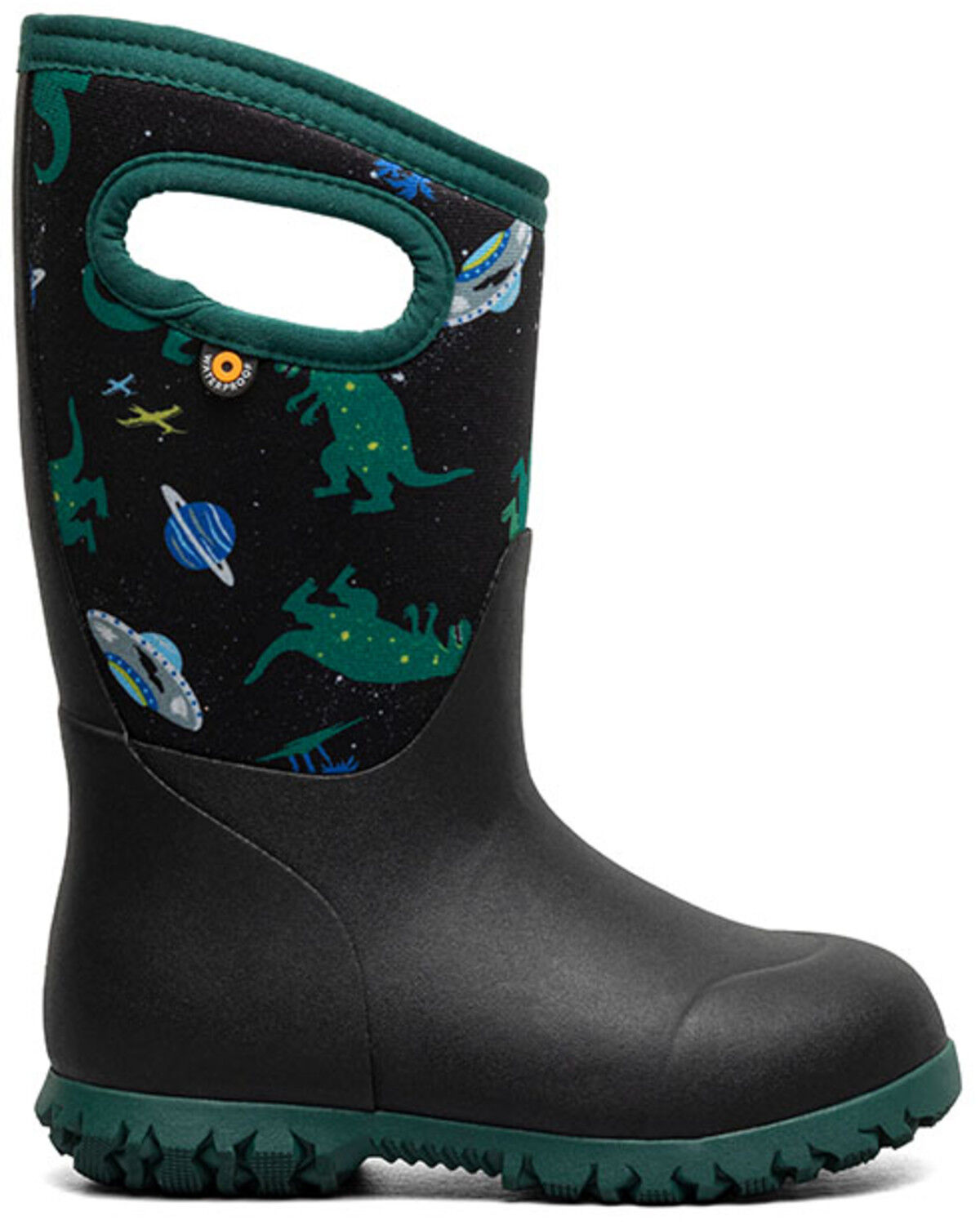 Bogs Boys' York Jurassic Dino Waterproof Boots - Round Toe