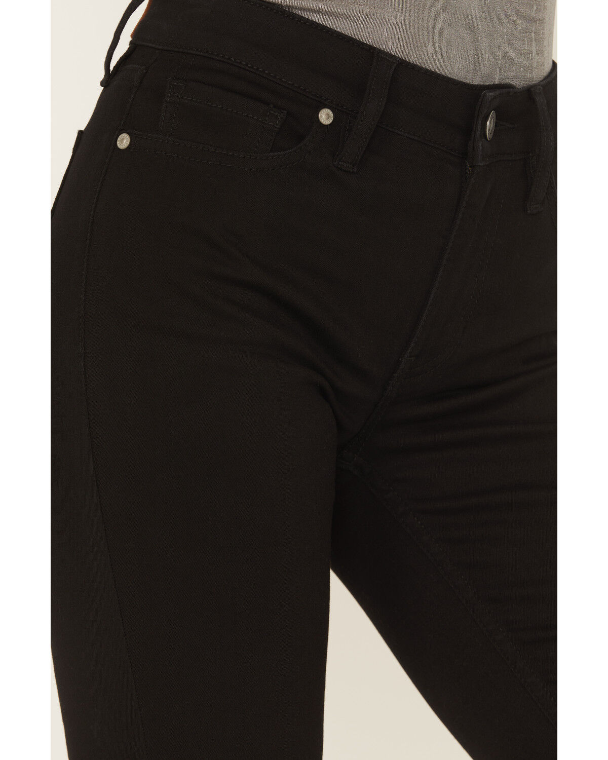 Shyanne Women's Aria Mid Rise Bootcut Super Stretch Denim Jeans