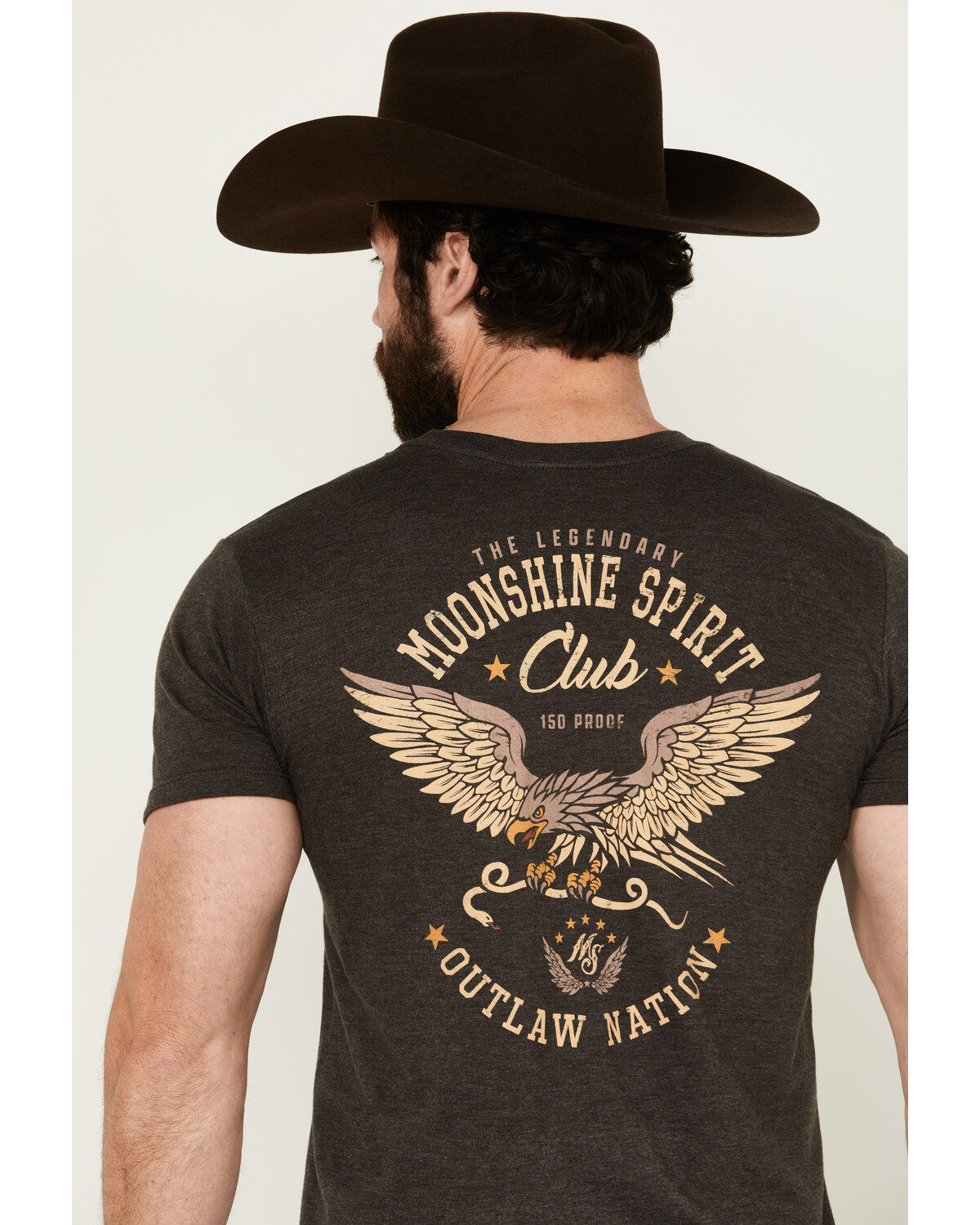Moonshine Spirit Men's Moonshine Club Short Sleeve Graphic T-Shirt