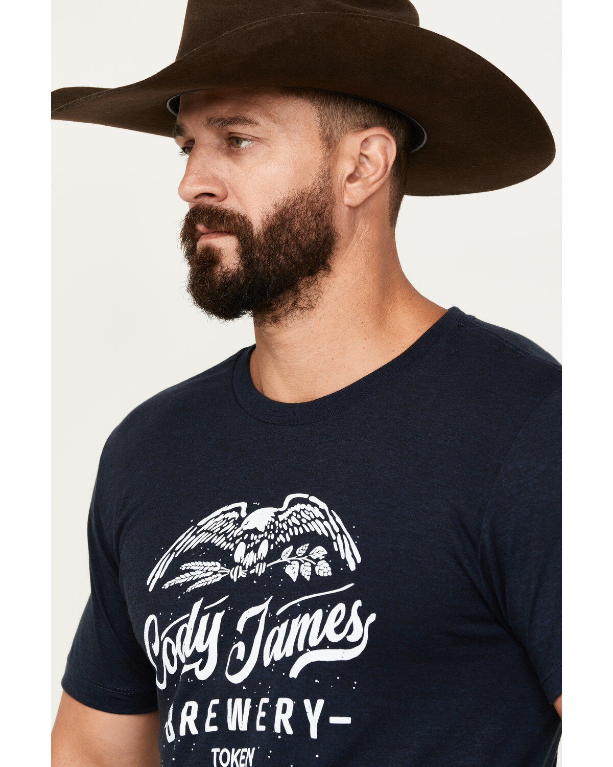 Cody James Men's Wooden Nickel Brewery Short Sleeve Graphic T-Shirt