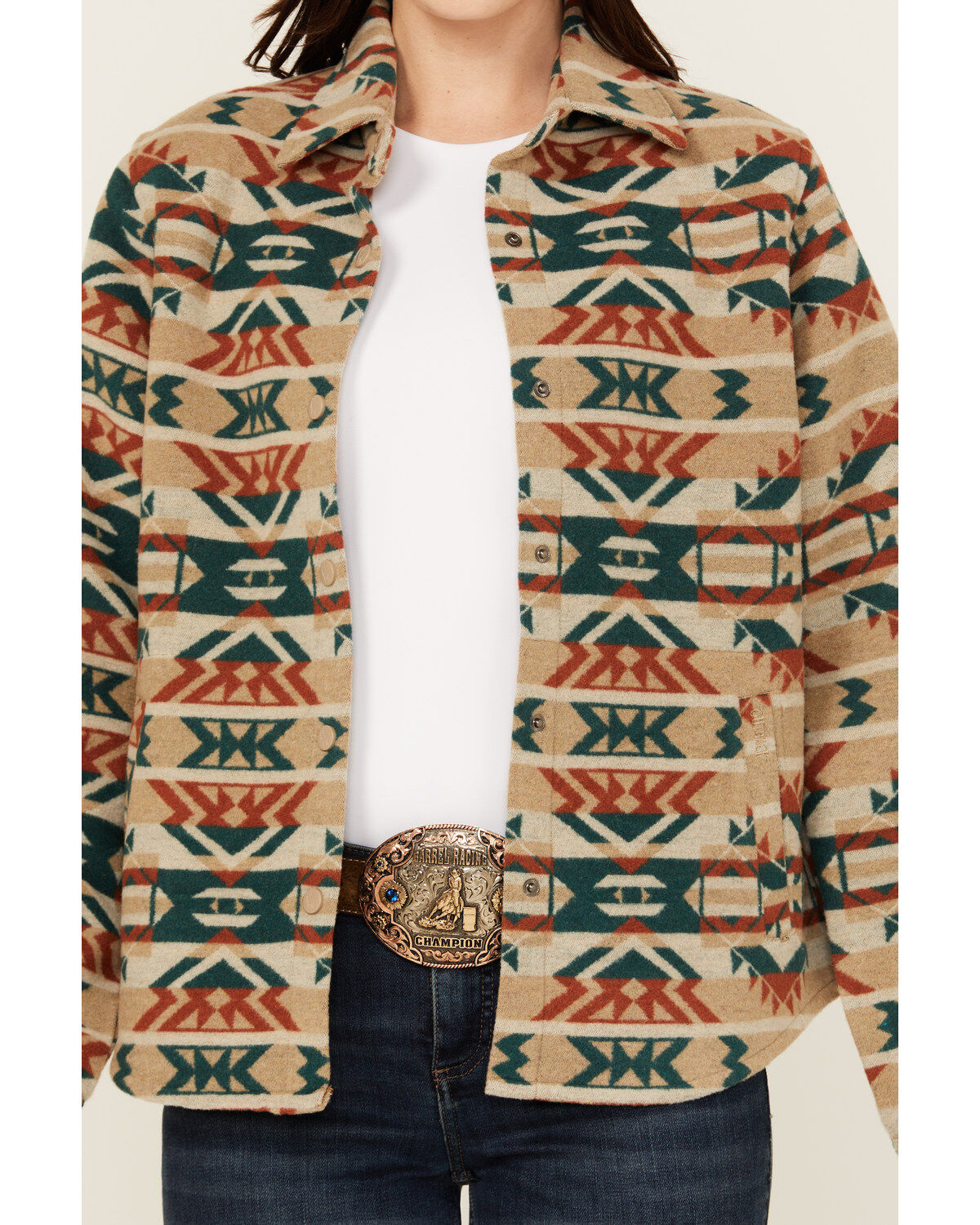 Outback Trading Co Women's Daphne Southwestern Snap Shacket