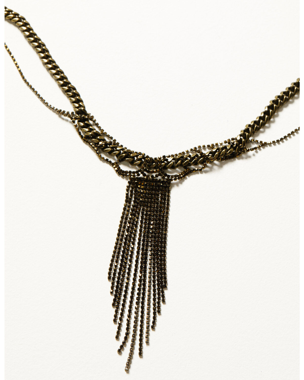 Wonderwest Women's Fringe Statement Necklace
