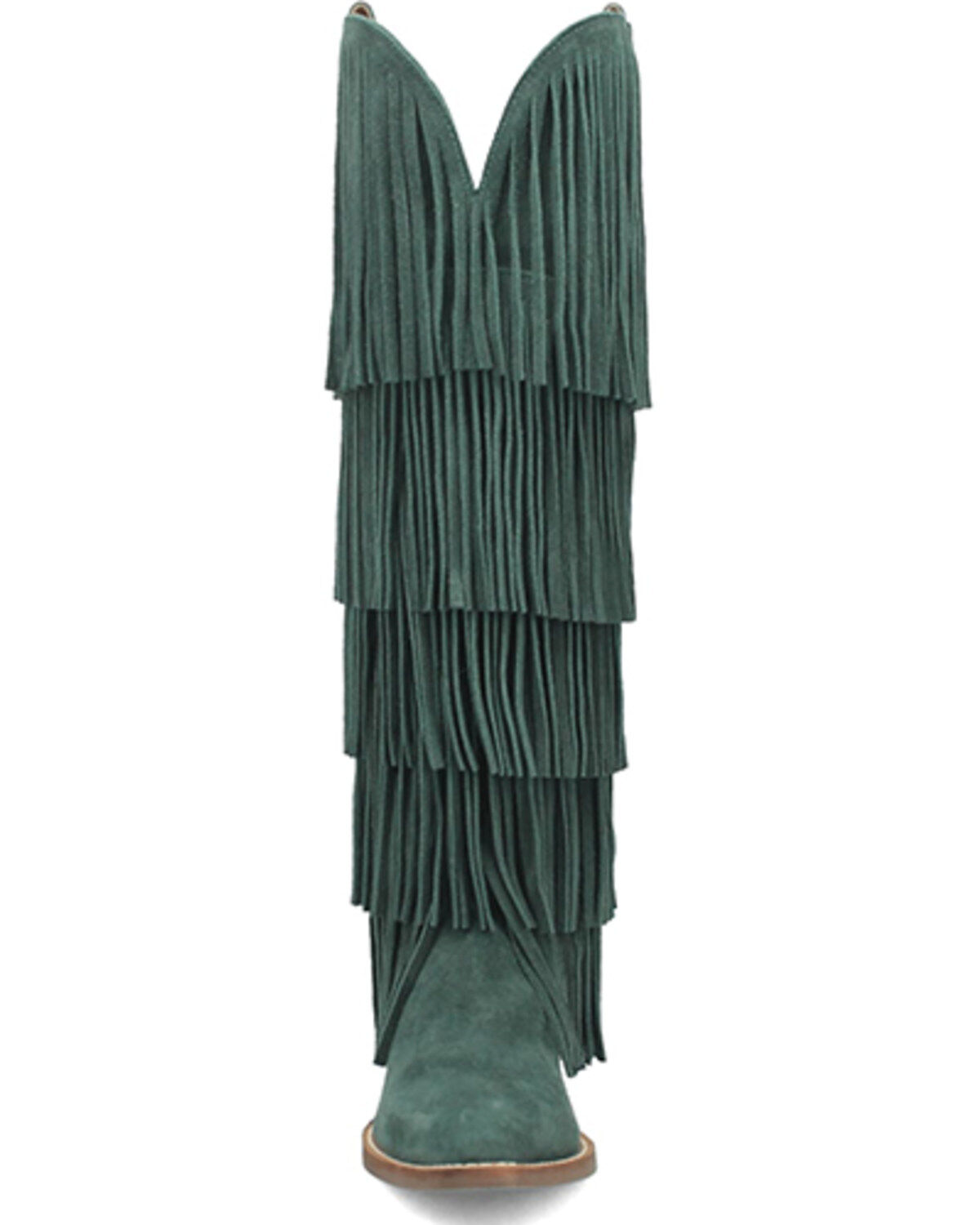 Dingo Women's Wild Child Suede Fringe Tall Western Boots - Snip Toe
