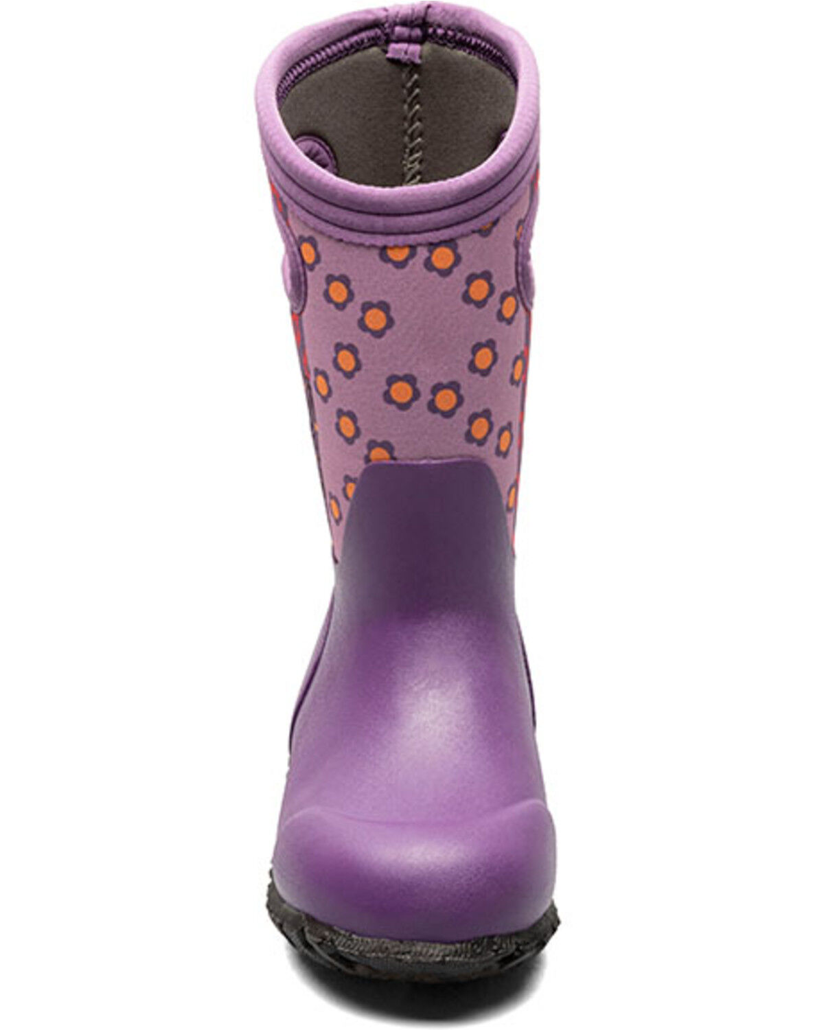 Bogs Girls' York Patchwork Floral Rain Boots - Round Toe