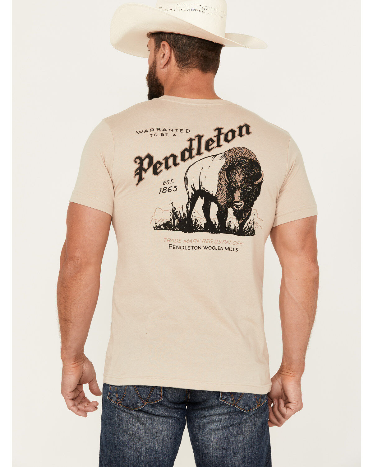 Pendleton Men's Vintage Buffalo Short Sleeve Graphic T-Shirt
