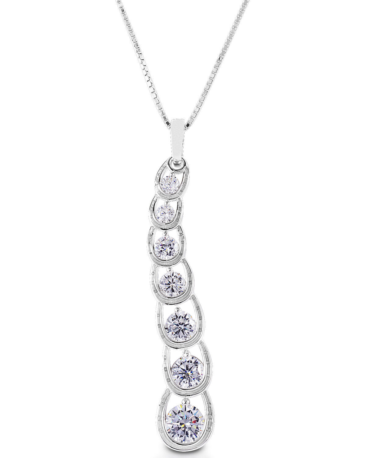 Kelly Herd Women's Horseshoe Journey Necklace