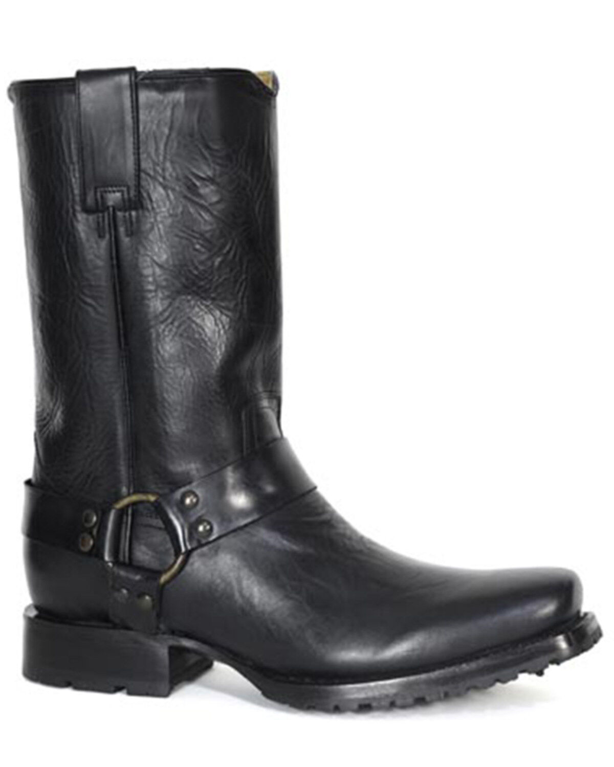 Stetson Men's Heritage Harness Motorcycle Boots - Square Toe
