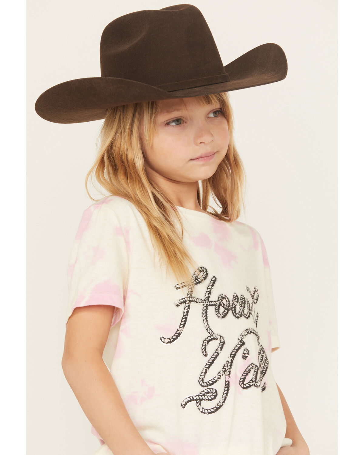 Rock & Roll Denim Girls' Howdy Y'all Short Sleeve Graphic Tee