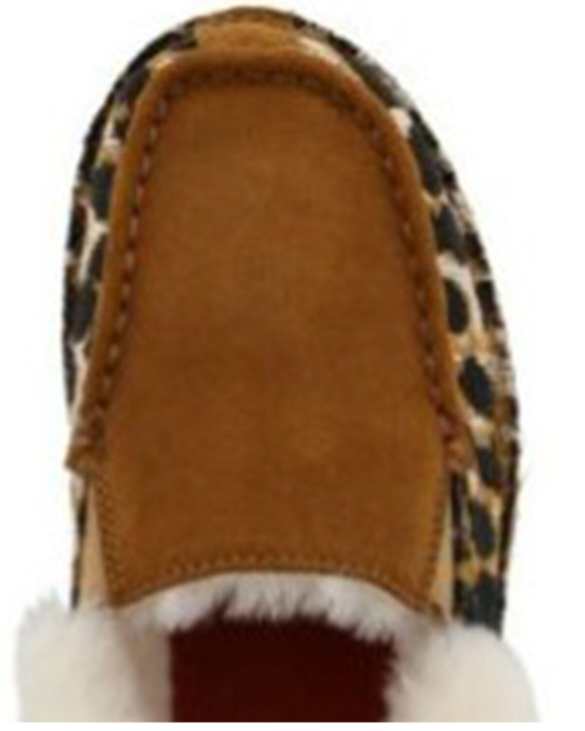 Twisted X Women's Leopard Print Fur-Lined Shoes - Moc Toe