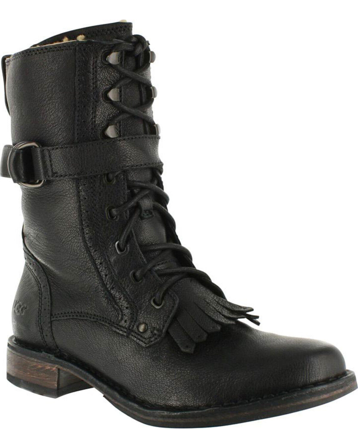 UGG Women's Jenna Military Boots - Round Toe