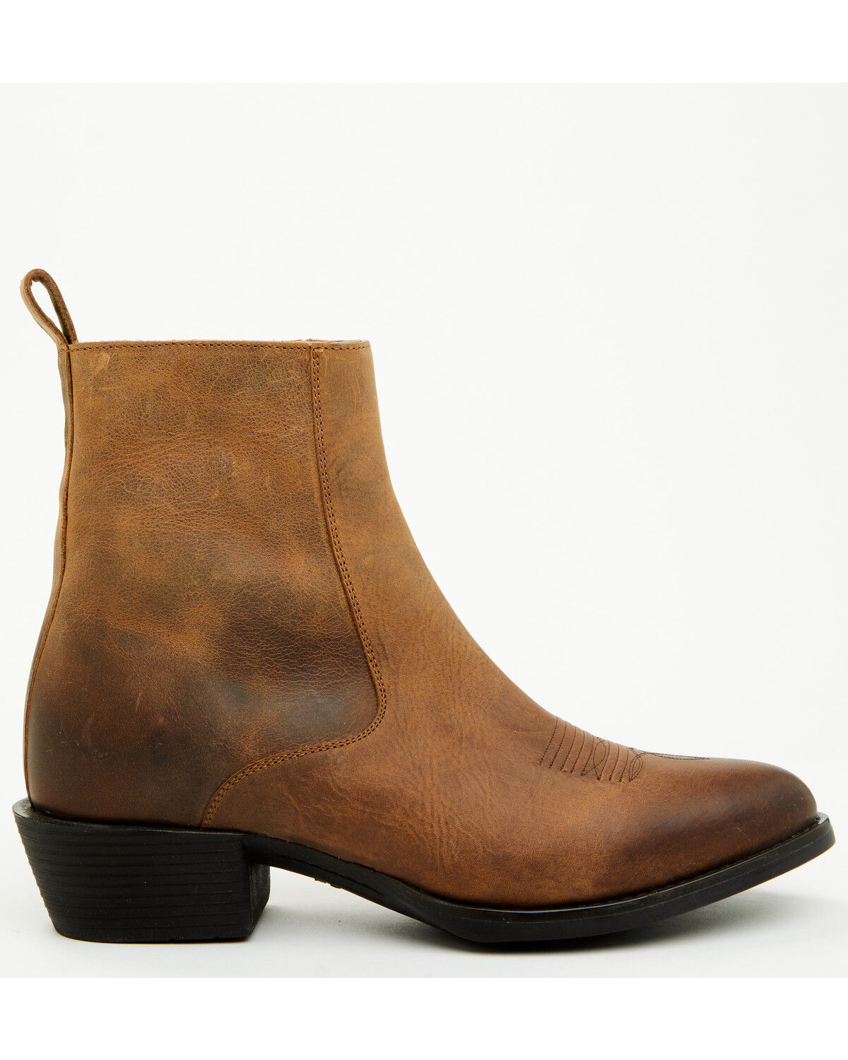 Cody James Men's Larsen Western Ankle Boots - Round Toe